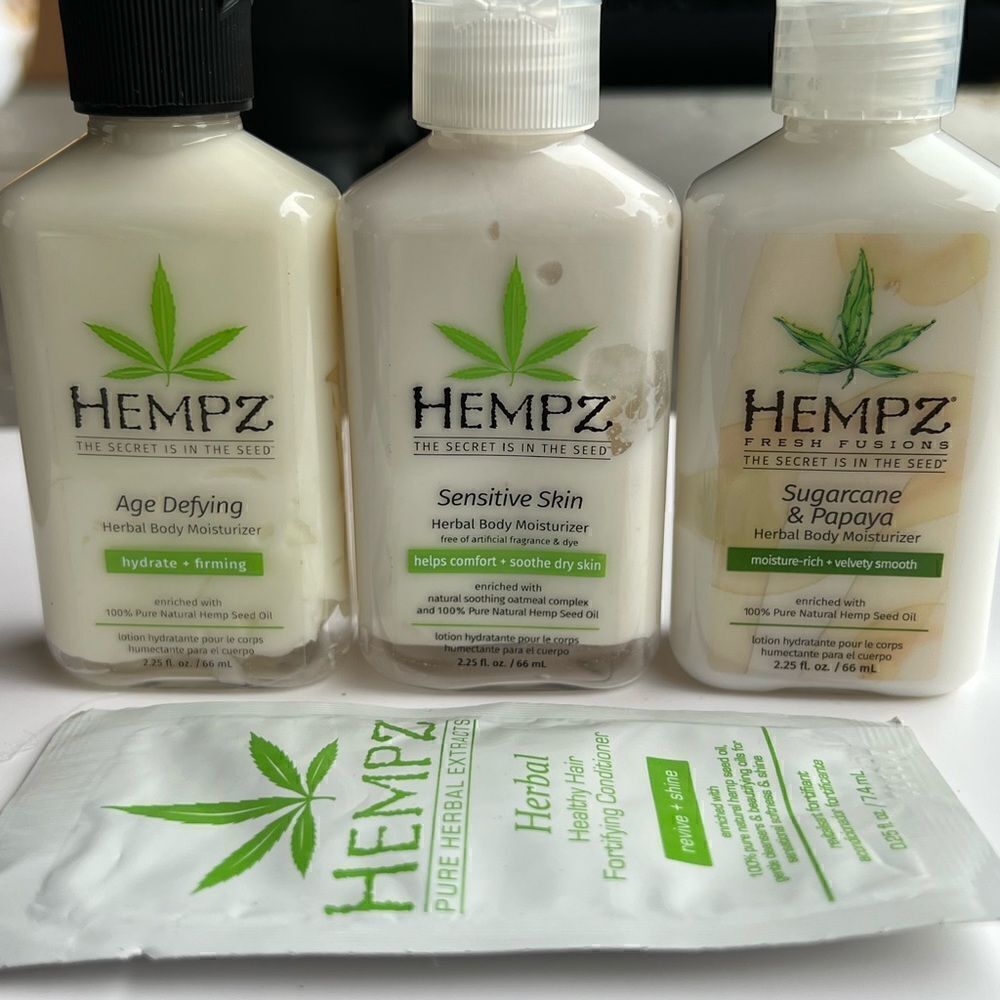 Hempz body moisturizer 4 Piece Bundle, NEW